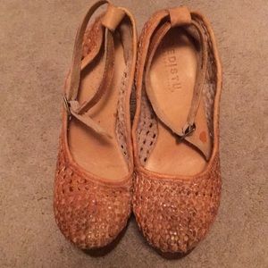 Bed Stu Woven wedges.